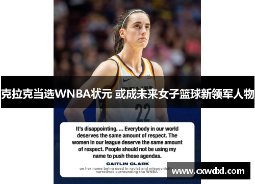 克拉克当选WNBA状元 或成未来女子篮球新领军人物